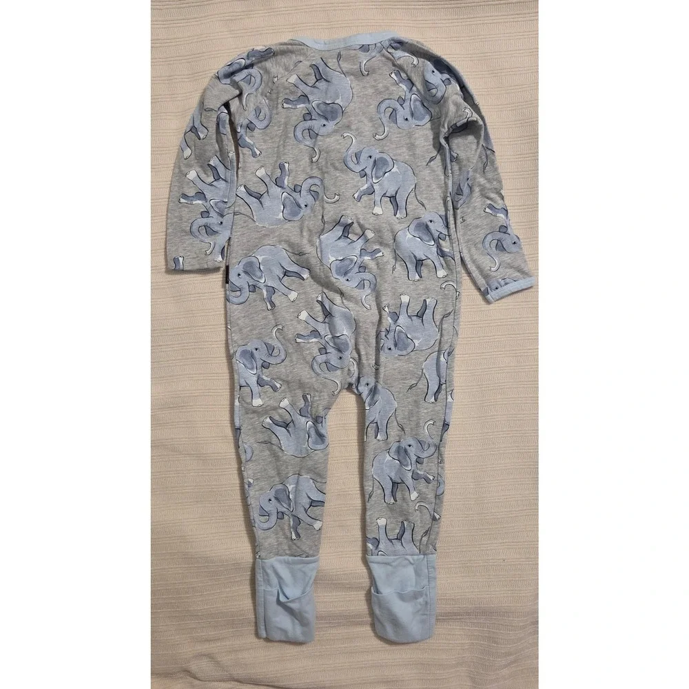 Bonds Wondersuit Elephant Print Zippy Pajama Sleepsuit 18-24 M Unisex